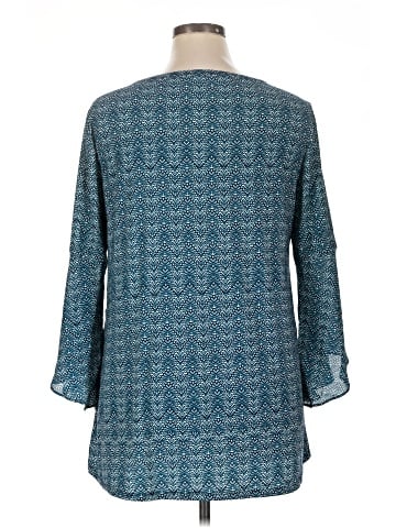 Roz & Ali 3/4 Sleeve Blouse (view 2)