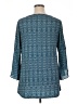 Roz & Ali Teal 3/4 Sleeve Blouse Size XL - photo 2