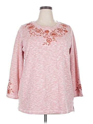 Woman Within 3/4 Sleeve T-Shirt (view 1)