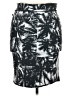 Fabletics Print Black Casual Skirt Size XL - photo 2