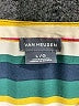Van Heusen 100% Polyester Stripes Green 3/4 Sleeve Blouse Size L - photo 7
