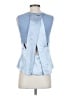 1.State 100% Polyester Blue Sleeveless Blouse Size S - photo 2