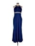 JS Boutique 100% Polyester Blue Cocktail Dress Size 12 - photo 1
