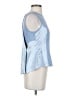 1.State 100% Polyester Blue Sleeveless Blouse Size S - photo 4