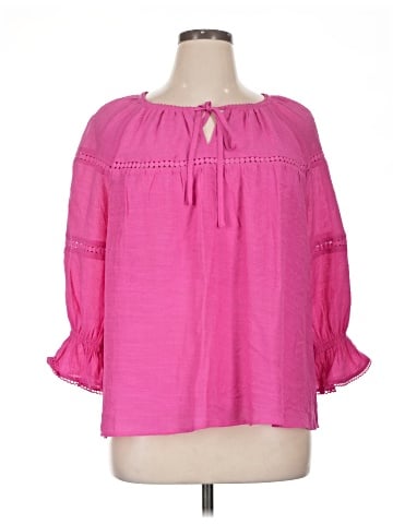 Counterparts 3/4 Sleeve Blouse (view 1)