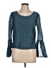 Fabindia Teal Long Sleeve Blouse Size L - photo 1