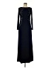 Alex Evenings Black Blue Cocktail Dress Size 8 - photo 1