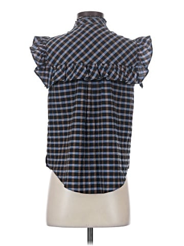 Veronica Beard Sleeveless Button-Down Shirt (view 2)