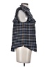 Veronica Beard Blue Sleeveless Button-Down Shirt Size S - photo 4