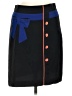 Cacharel 100% Silk Color Block Black Silk Skirt Size M (estimated) - photo 1
