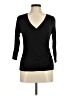 Grace Elements Black 3/4 Sleeve Top Size M - photo 1