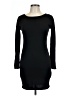 Piko Solid Black Casual Dress Size L - photo 1