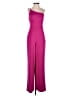 Crystal Sky Solid Purple Jumpsuit Size S - photo 1