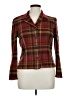 Miss Dorby 100% Acrylic Plaid Brown Blazer Size 14 - photo 1