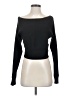 Poetry 100% Polyester Black Long Sleeve Top Size XS - photo 1