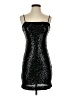 Soprano 100% Nylon Stars Black Cocktail Dress Size XS - photo 1