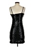 Soprano 100% Nylon Stars Black Cocktail Dress Size XS - photo 2