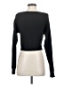 Poetry 100% Polyester Black Long Sleeve Top Size XS - photo 2