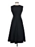 Uniqlo 100% Polyester Solid Black Cocktail Dress Size S - photo 2