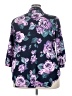 Jaclyn Smith Floral Purple 3/4 Sleeve Blouse Size 3X (estimated) - photo 2