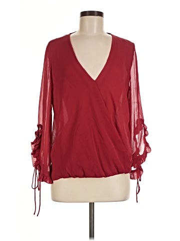 Zara Basic 3/4 Sleeve Blouse (view 1)