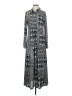 Attitudes by Renee Houndstooth Gray Casual Dress Size XS - photo 1