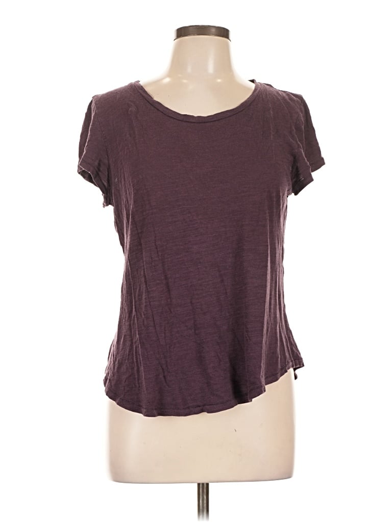 Pre-owned Wilfred Free Short Sleeve T-shirt In Burgundy