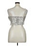 Divided by H&M Silver Sleeveless Top Size XL - photo 2