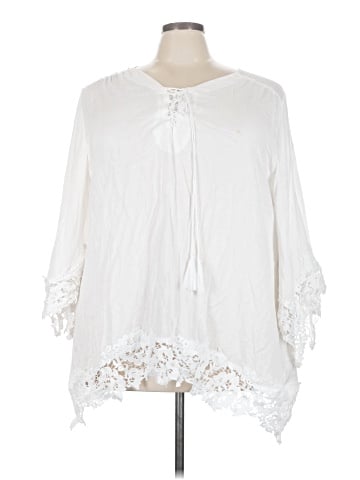 Suzanne Betro 3/4 Sleeve Blouse (view 1)