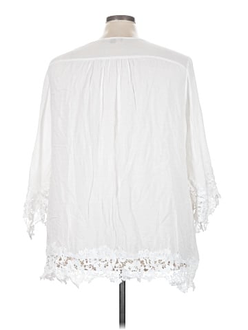 Suzanne Betro 3/4 Sleeve Blouse (view 2)