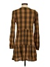 ABound 100% Rayon Plaid Brown Casual Dress Size S - photo 2
