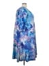 Roaman's Print Blue Casual Dress Size 22 (1X) - photo 4