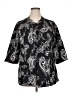 Catherines Paisley Black Jacket Size 0X - photo 1