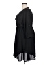 Torrid 100% Polyester Solid Black Casual Dress Size 2X Plus (2) - photo 5