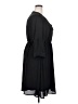 Torrid 100% Polyester Solid Black Casual Dress Size 2X Plus (2) - photo 4