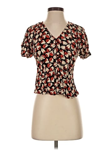MNG Short Sleeve Blouse (view 1)
