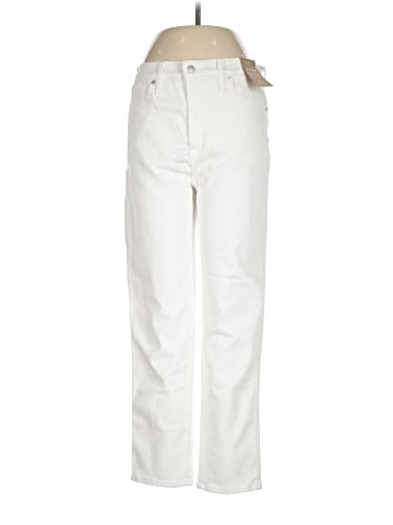 Madewell Stovepipe Jeans in Pure White (view 1)