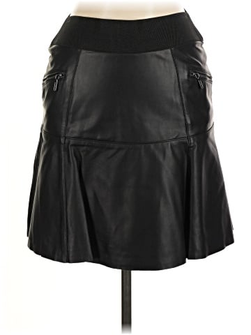 Nicole Miller Artelier Leather Skirt (view 1)