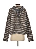 Zara Tweed Blue Gray Pullover Hoodie Size S - photo 2
