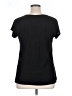 Perseption Concept Black Short Sleeve Top Size XL - photo 2