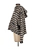Zara Tweed Blue Gray Pullover Hoodie Size S - photo 5