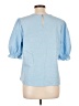 Ted Baker London Blue Short Sleeve Blouse Size L - photo 2