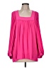 Smythe 100% Polyester Pink Long Sleeve Blouse Size M - photo 1