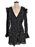 Zara TRF 100% Polyester Polka Dots Black Cocktail Dress Size L - photo 1