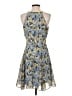 Maison Jules 100% Polyester Floral Blue Casual Dress Size 2 - photo 2