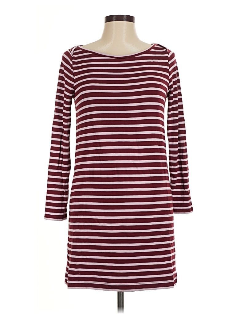 Pre-owned Lou & Grey Casual Dress In Burgundy