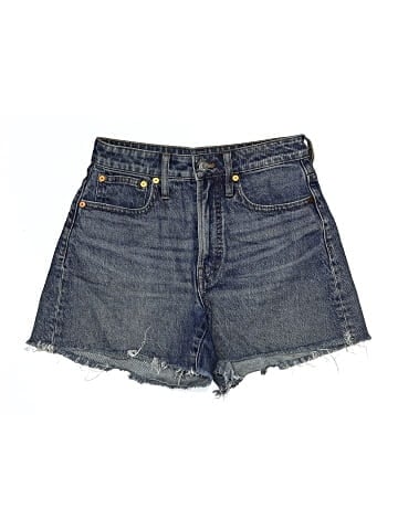 Madewell The Curvy Perfect Jean Short in Burnett Wash: TENCEL&trade; Denim Edition (view 1)