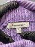 Francesca's Color Block Purple Turtleneck Sweater Size L - photo 7