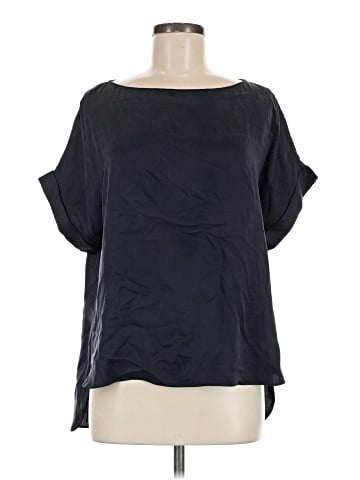 Tara Jarmon Short Sleeve Silk Top (view 1)