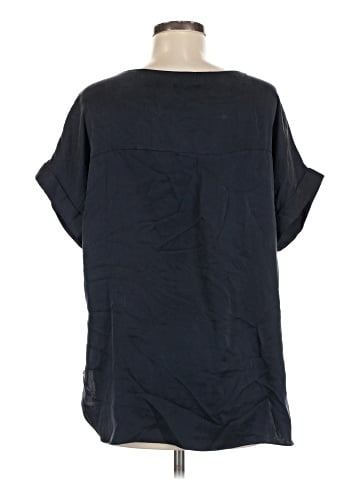 Tara Jarmon Short Sleeve Silk Top (view 2)